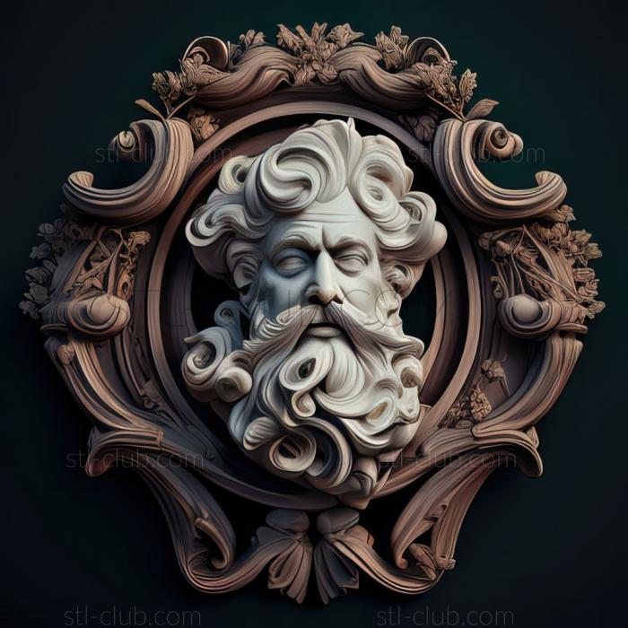 3D model st Baroque (STL)